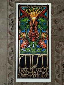Phish Poster Mansfield 2004 SIGNED #/1000 Print OFFICIAL Tweeter Center STUNNING - Picture 1 of 14