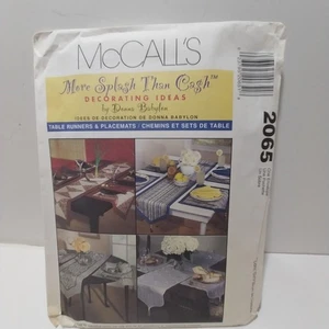 Mccall's 2065 Pattern Tablerunner Placemats Vintage 1999 New Craft Decor Uncut - Picture 1 of 8