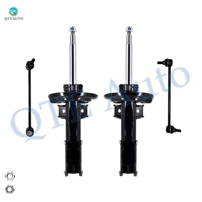 Conjunto de 4 puntales de suspensión de eslabones de barra estabilizadora delantera para Mercedes-Benz C230 2008 2009 Foto 1 de 4