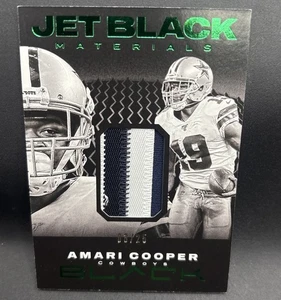 Parche Panini Black 2020 - Jet Black Materials Amari Cooper Emerald/25 Cowboys - Imagen 1 de 6