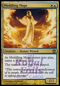 Meddling Mage 1x FOIL ARB MTG Alara Reborn Rare MINT white blue - Picture 1 of 1