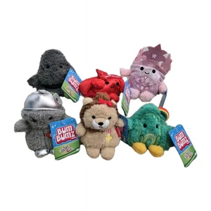 Bum Bumz WIZARD OF OZ Plush COMPLETE SET of 6 Glinda/Wicked/Tin Man/Lion/Ruby - Picture 1 of 14