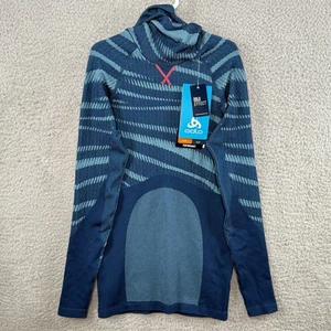 ODLO Damen Kapuzen Gesichtsmaske Performance Ski Base Layer Lauf Top Gr. XS NEU - Bild 1 von 14