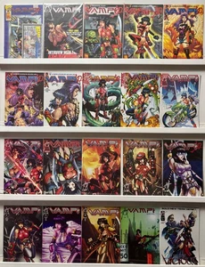 LOT OF 20 VAMPI #1-25 RUN + ONE SHOTS/VARIANTS CONWAY HARRIS COMICS 2000-2003 - Picture 1 of 1