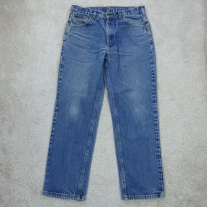 Carhartt Herren Jeans 34x30 Relaxed Fit Blau Denim Workwear Straight Leg Y2K 90s - Bild 1 von 13