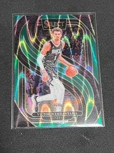 2024-25 Select Victor Wembanyama Green Tectonic SP Spurs - Picture 1 of 2