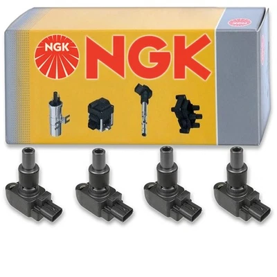 4 pcs NGK Ignition Coil for 2004-2011 Mazda RX-8 1.3L R2 - Spark Plug Tune dg - Image 1 of 4