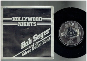 BOB SEGER HOLLYWOOD NIGHTS 1978 7 INCH VINYL SINGLE - Picture 1 of 1