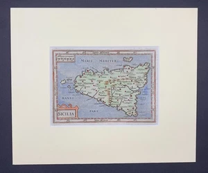 SICILIA - Antique Map of Sicily, Italy by De Clerck (1621) - Picture 1 of 5