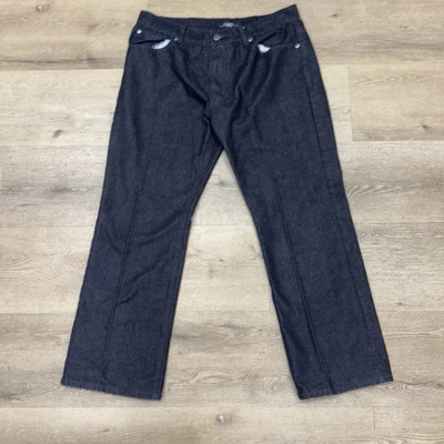 Jeans Mens 38 x 28.5 Black Skater Jeans Y2K Denim - Image 1 of 4