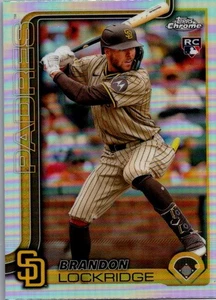 2025 Topps Chrome #106 Brandon Lockridge Refractor RC - Bild 1 von 2