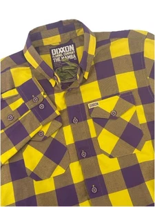Dixxon Flannel Mamba Limited Edition Long Sleeve Button Down Shirt Medium Lakers - Picture 1 of 7