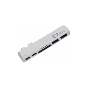 Siig JU-TB0212-S1 THUNDERBOLT 3 USB-C HUB WITH CARD READER & PD ADAPTER SILVER - Picture 1 of 1