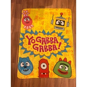 Yo Gabba Gabba & Backyardigans Reversible Felt Blanket - Picture 1 of 7
