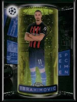 2022-23 Topps Chrome UEFA ZLATAN IBRAHIMOVIC /125 Yellow Specimen SP #S-1 N1231 - Image 1 of 3