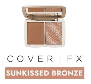 NIB Cover FX Monochromatic Bronzer Duo Sunkissed Bronze (Matte+Shimmer) 0.51 Oz - Picture 1 of 9