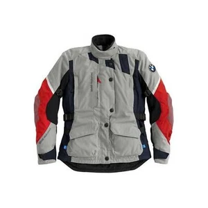 NEUF BMW GS Dry Jacket femme EU 44 US 14 gris rouge bleu 76138395213 - Photo 1/3