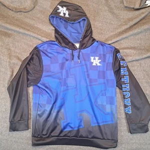 Sudadera con capucha University Kentucky Wildcats para hombre con estampado L azul/negro - Imagen 1 de 10