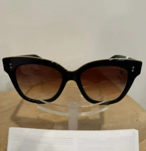 NEW Dita DayTripper Sunglasses 22301-D Navy and Gold Frame Gradient Brown Lens - Picture 1 of 7