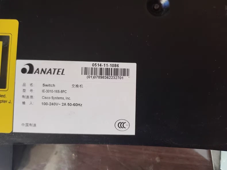 New Sealed Cisco IE-3010-16S-8PC 8-Port Industrial Ethernet Switch Via DHL - Image 1 of 1