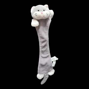 Ganz Grey White Plush Bookmark - Picture 1 of 6