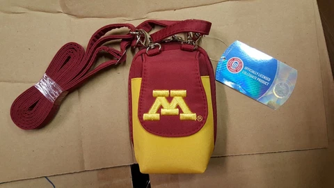 Minnesota Golden Gophers Purse Plus Touch Phone  ID Wallet Charm 14 Gift Compact Cover