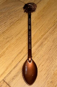 Vintage BANFF SPRINGS HOTEL Indian Chief - SWIZZLE STICK Alberta CANADA - Picture 1 of 5