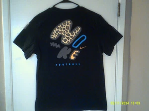 NEW NIKE FOOTBALL "GFX Tee" MEN'S BLACK MULTI-COLOR T-SHIRT LARGE FD0027-010 - Picture 1 of 7