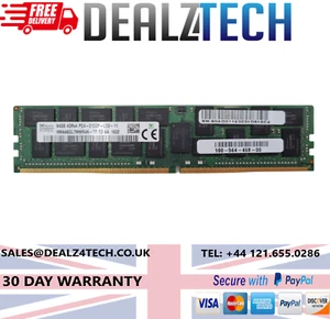 EMC 64GB Memory RAM PC4-2133P 4RX4 LR DIMM 100-564-468-00 - Picture 1 of 2