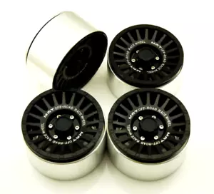 4PCS 2.2 alloy beadlock wheel rim for 1/10 Axial AX10 RC4WD LOSI RC Crawler Car - Picture 1 of 6