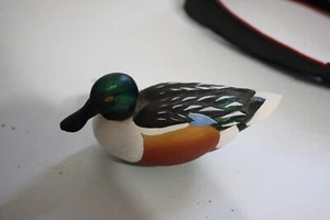 2016 Jett Brunet DU DUCKS UNLIMITED Miniature Duck Decoy Northern Shoveler - Picture 1 of 6