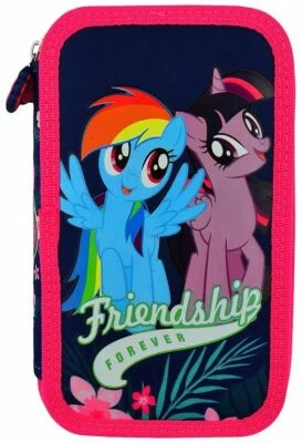 my little Pony Pferd 26 tl doppelstöckige 2-Stock FEDERMAPPE FEDERTASCHE GEFÜLLT