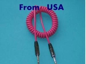 5 Stück 3,5 mm AUX-Kabel Stecker auf Stecker Audioeingang Verlängerung TRRS Stereo Video - Bild 1 von 1