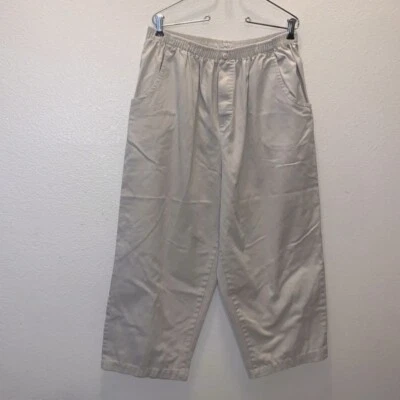Bobbie Brooks Vintage Beige Pull On Capri Pantalones Foto 1 de 4