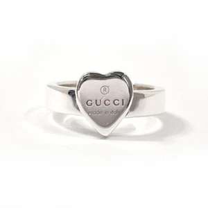GUCCI Ring Trademark Heart Silver925 US 4.75(US Size) Women - Bild 1 von 9