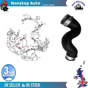 Para VW Passat 4Motion Santana TURBO INTERCOOLER TURBO MANGUERA TUBO 3B0145828G - Imagen 1 de 1