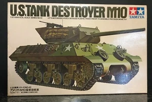 ✰ 1/35 TAMIYA: US TANK DESTROYER M10 M-10 Wolverine ✰ MOTORIZED ✰ - Picture 1 of 8