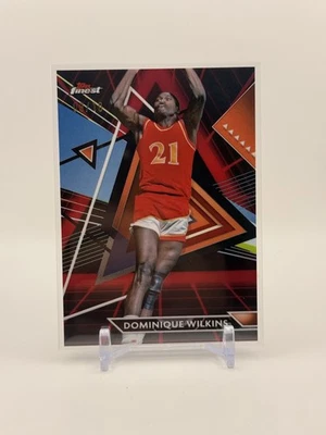 2023-24 Topps Finest Dominique Wilkins  Black And Red Vapor REFRACTOR 05/10 SSP - Image 1 of 2