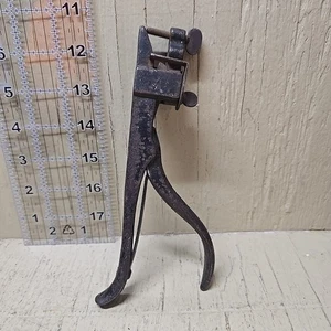 Vintage Markenlos Säge Set Zange Handwerkzeug Verstellbarer Anschlag Antik 7 Zoll Stahl - Bild 1 von 10