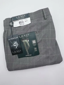 Lauren Ralph Lauren Ultraflex Classic Fit Pants Men's Size 38x30 Light Gray NWT - Picture 1 of 14