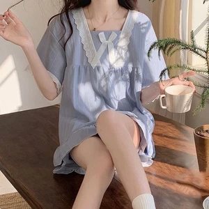 Korean Women‘s Pajamas Set Cute Two-Piece Nightwear Girls - Picture 1 of 14