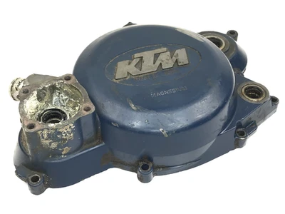 87 KTM 350 MXC GS Engine Clutch Cover Water Pump Case - Image 1 of 4