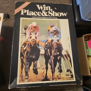 Vintage WIN PLACE&SHOW Pferderennen Spiel '77 Avalon Hill Sports Illustrated - Bild 1 von 17