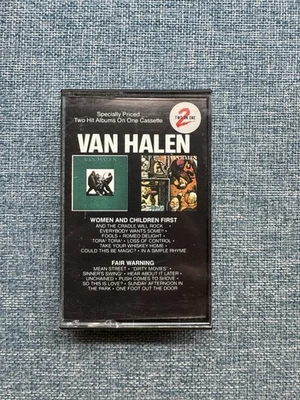 Van Halen ‎' Women And Children First / Fair Warning ' Cassette 9 25140-4 F US - Image 1 of 2