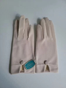 Vintage Antique Ivory Ladies Gloves Sz 6 New - Picture 1 of 9