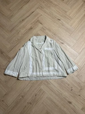 Chaqueta ligera para mujer Annette Görtz Designer beige algodón mezcla de nailon 38/M Foto 1 de 4