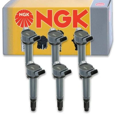 6 pcs NGK Ignition Coil for 2007-2016 Lexus RX350 3.5L V6 - Spark Plug Tune ma - Image 1 of 4