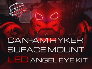 Can-AM Ryker Surface Mount Led Halo Angel Eye MultiColor +Sequential Turn Signal - Picture 1 of 10