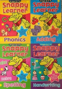 4 x Snappy Learner Books - Age 5-7 - Phonics, Adding, Spelling, Handwriting - Bild 1 von 1