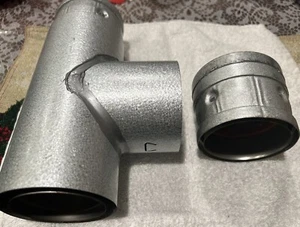 Selkirk Pellet Vent Model SPV Pipe 3-Inch Tee W/ Clean Out cap 623009 Made USA - Picture 1 of 6